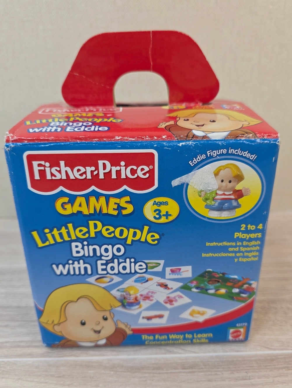 Vintage Fisher Price Little People Bingo Game